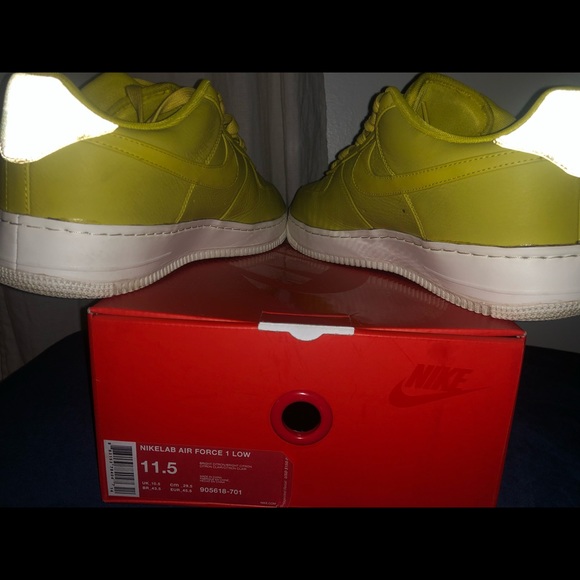 Nike AF1 citron - Picture 6 of 9